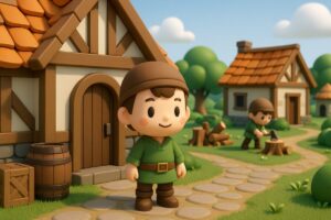 RPGの「村人A」にも人生があるとしたら、どんな一日を過ごしているのか